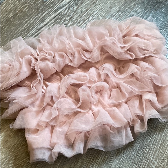 Pink Ruffled Tube Top - Picture 2 of 6